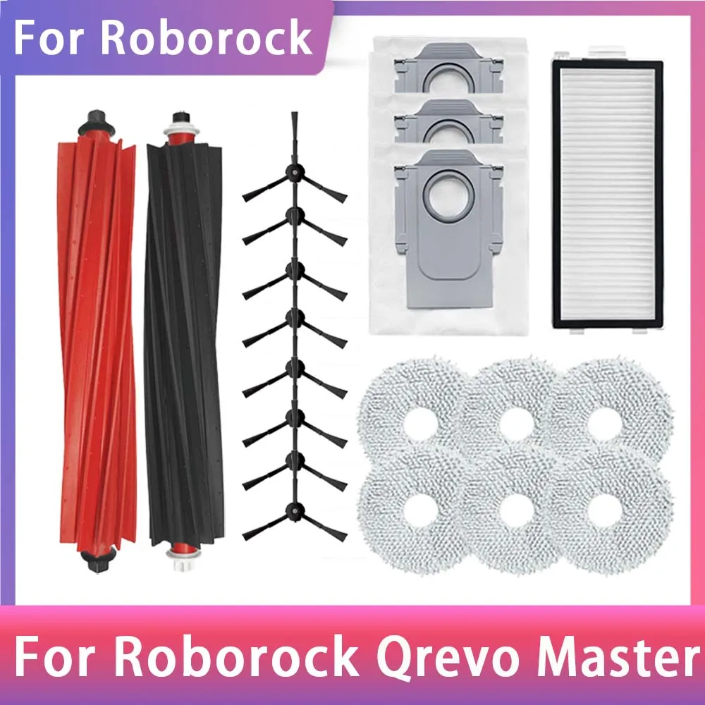 Сменные детали для Roborock Qrevo Master V20 P10S Pro основная боковая щетка фильтр НЕРА насадка