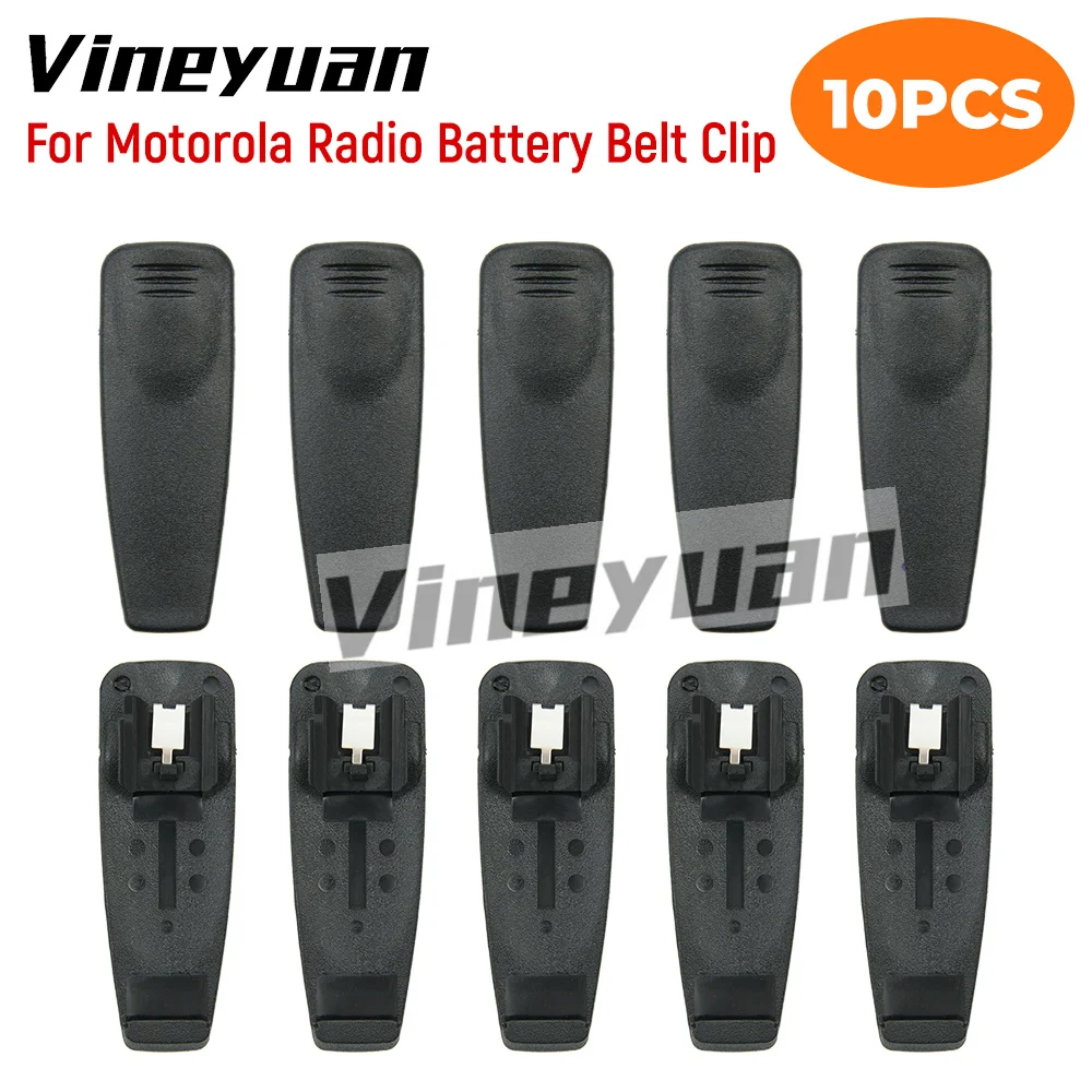 10X PMNN6035 RLN6351A Replacement Battery Belt Clip For Motorola A10 A10D A12 CP110 EP150 CP1180 Walkie Talkie Two Way Radio