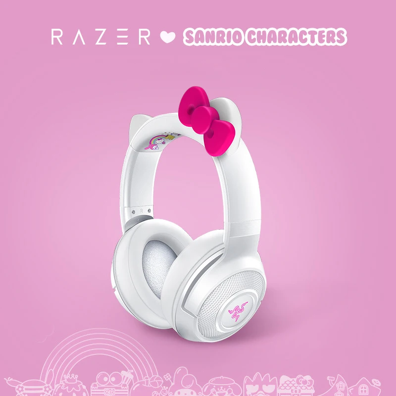 

Thundersnake Sanrio Wireless Headset Hello Kitty My Melody Cute Girls Limited Edition Cute Gaming Office Laptop Birthday Gift