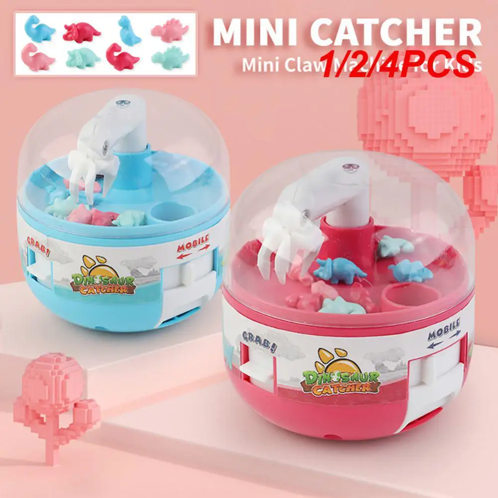 

Капсульная машина, мини-Ловец динозавров, интерактивные игрушки, Детский Малыш, мини-коготь, машинная захватывающая капсула, 1/2/4 шт.