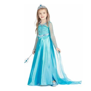 Dresses Rapunzel Costume Elegant Girl Dresses Dress For Girls Luxury Party Children's Dress Party Dresses For Weddings
