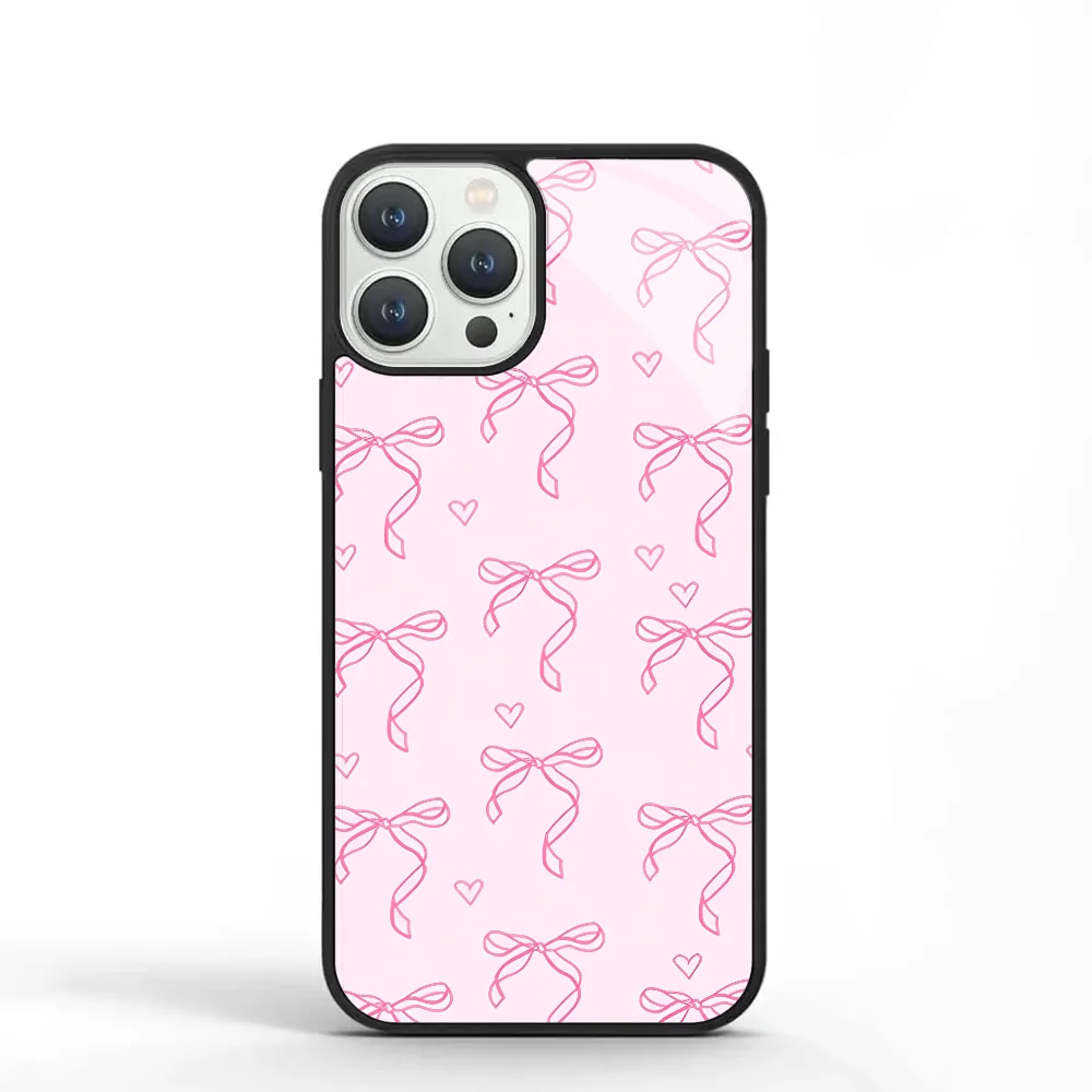 Магнитный чехол Magsafe с бантиками и сердечками для iPhone 16 15 14 13 12 11 Pro Xs Max Mini Plus Funda