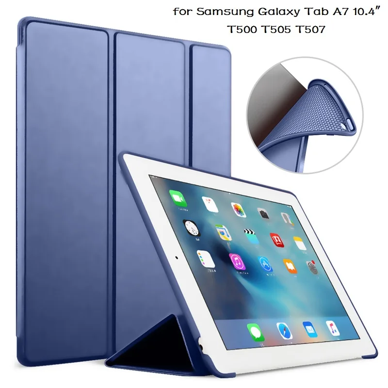 

Смарт-чехол для Samsung Galaxy Tab A8 Φ X205 2021 10,5, с функцией сна и пробуждения, для A7 Lite Φ S6 Lite Φ Tab A7 10,4''