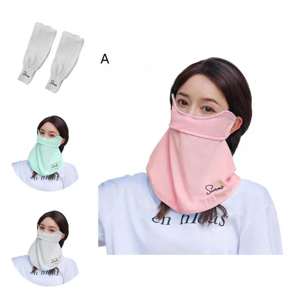

Face Cover Breathable Ice-silk All Matched Stretched Cooling Neck Gaiter Scarf Neck Gaiter Scarf for Summer