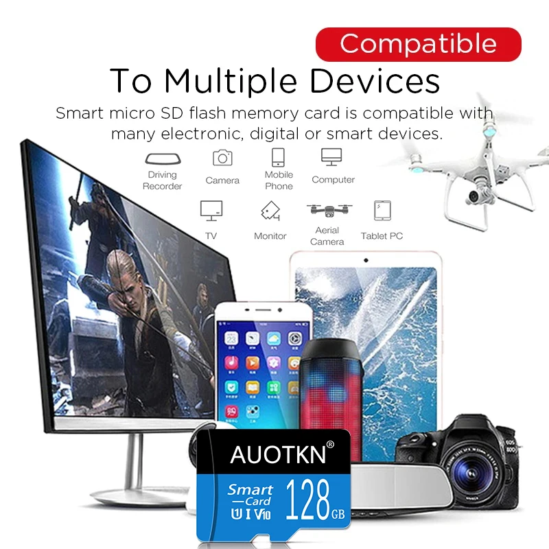 

Мини Micro TF SD карта 8 Гб 16 Гб флэш-карта 32 Гб TF/SD карта для телефона 128 ГБ 256 ГБ class10 флэш-накопитель 256 ГБ для ноутбуков