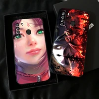 japan naruto anime phone case for samsung galaxy a01 a02 a10 a10s a20 a22 a31 4g 5g funda black coque back silicone cover
