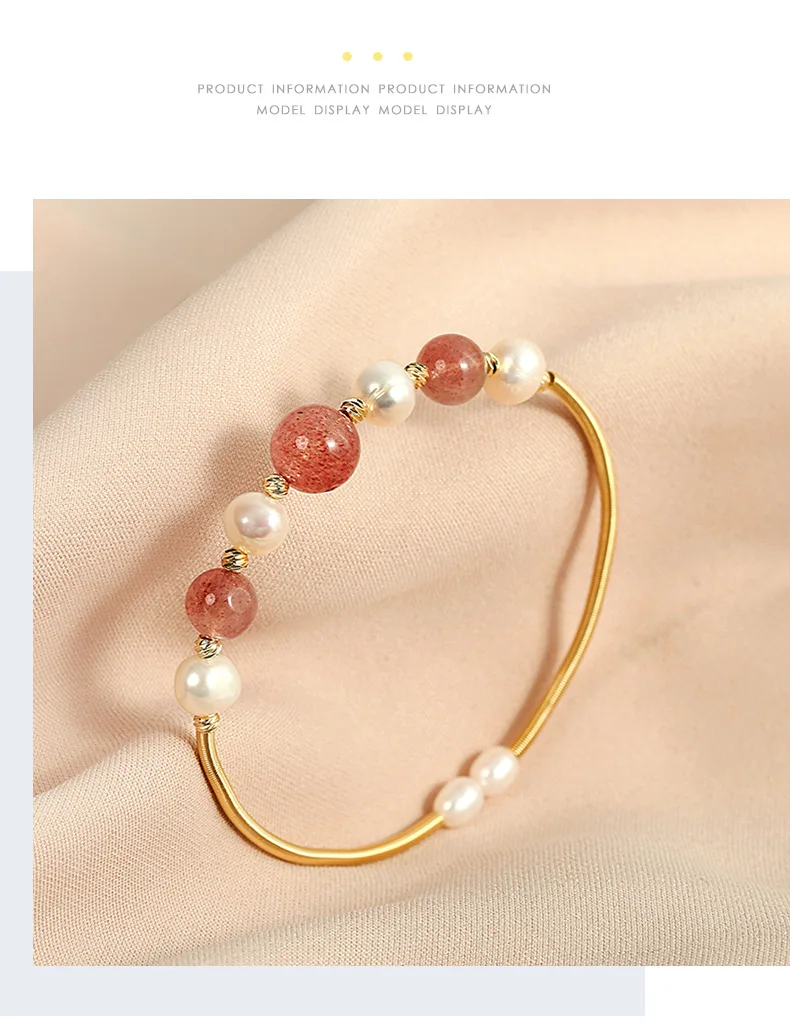 Рисунок 6 - Женский браслет с натуральным пресноводным