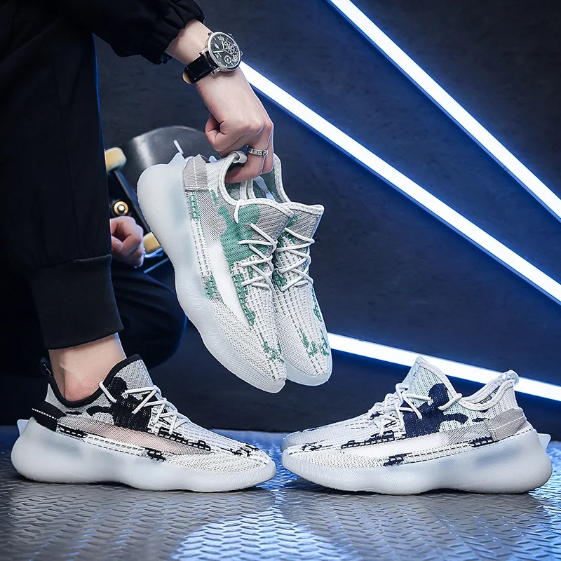 2022 Sneakers for Men Breathable Mesh Soft Comfortable Running Sport Shoes Lightweight Unisex Athletic Women Couple Shoes