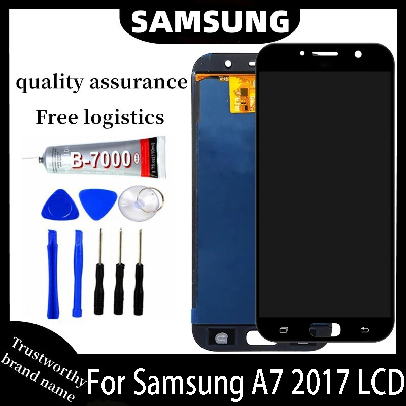 

TFT A720 LCD For Samsung Galaxy A7 2017 Display Touch Screen Digitizer Assembly Replacement For Samsung A720F A720M SM-A720F