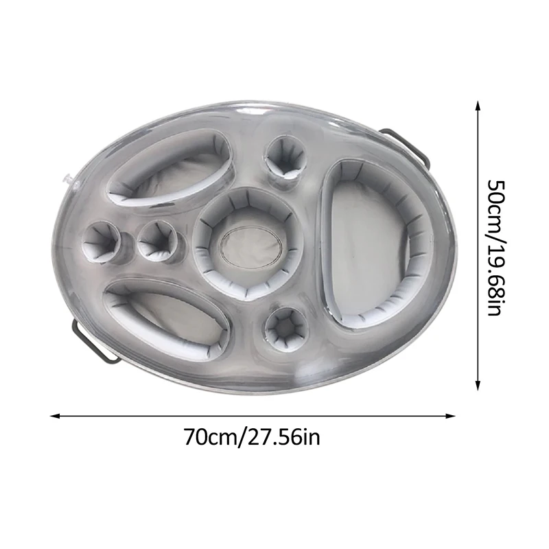 

Bucket Cup Holder Inflatable Pool Float Beer Drinking Cooler Table Bar Tray Beach Summer Party Swimming Ring Accessories