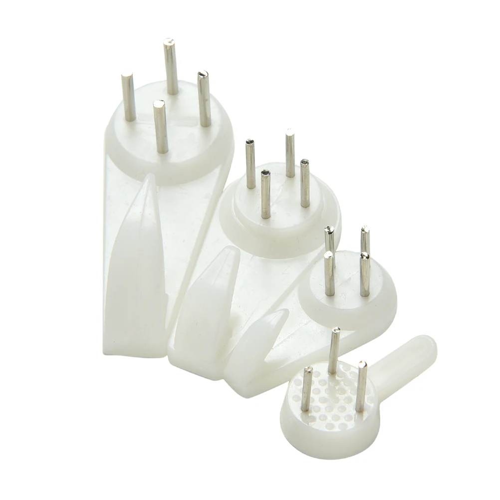 

20pcs Plastic Hard Picture Frame Wall Hooks Photos Mirror Hanging Hangers White