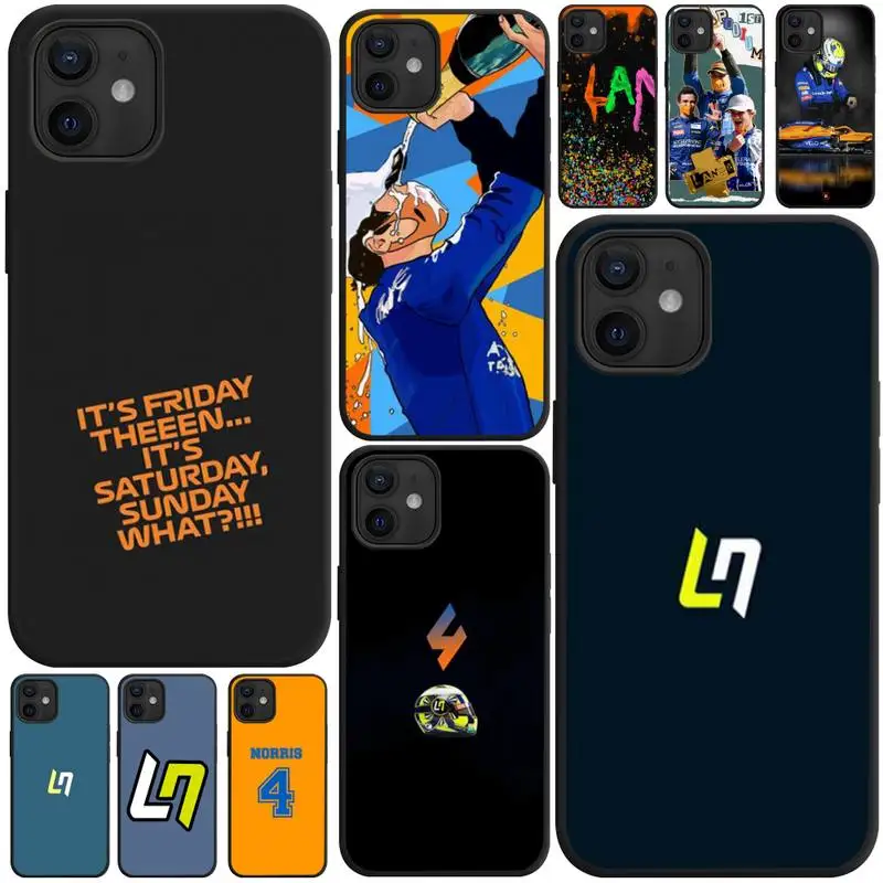 

Cool F1 Formula 1 Lando Norris Racing Racer Phone Case For Apple IPhone 11 12 Pro XS MAX XR 8 7 6 6S Plus X 5 SE Phone Cover