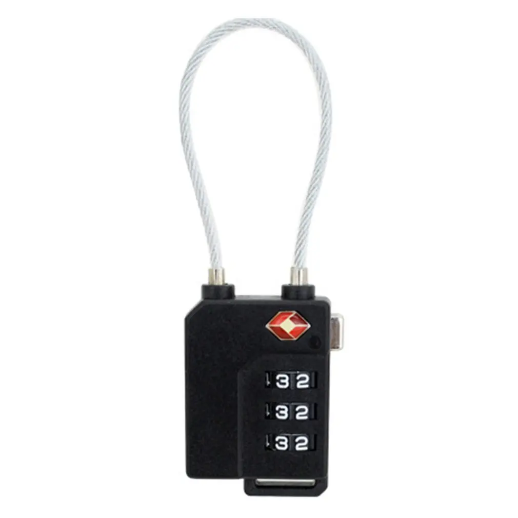 

Mini 3 Dial Digit Number Code Resettable Security Password Combination Security Travel Safe Lock For Padlock Luggage Lock Of Gym