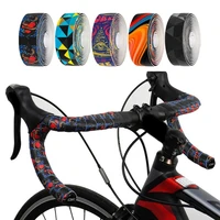 1 set bicycle handlebar tape anti skidding ergonomic design thicker cnc handlebar road bike tapes wrap for racing