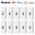 Датчик температуры и влажности Tuya Smart Zigbee, комнатный гигрометр, термометр TuyaSmart Life с поддержкой Alexa и Google Assistant