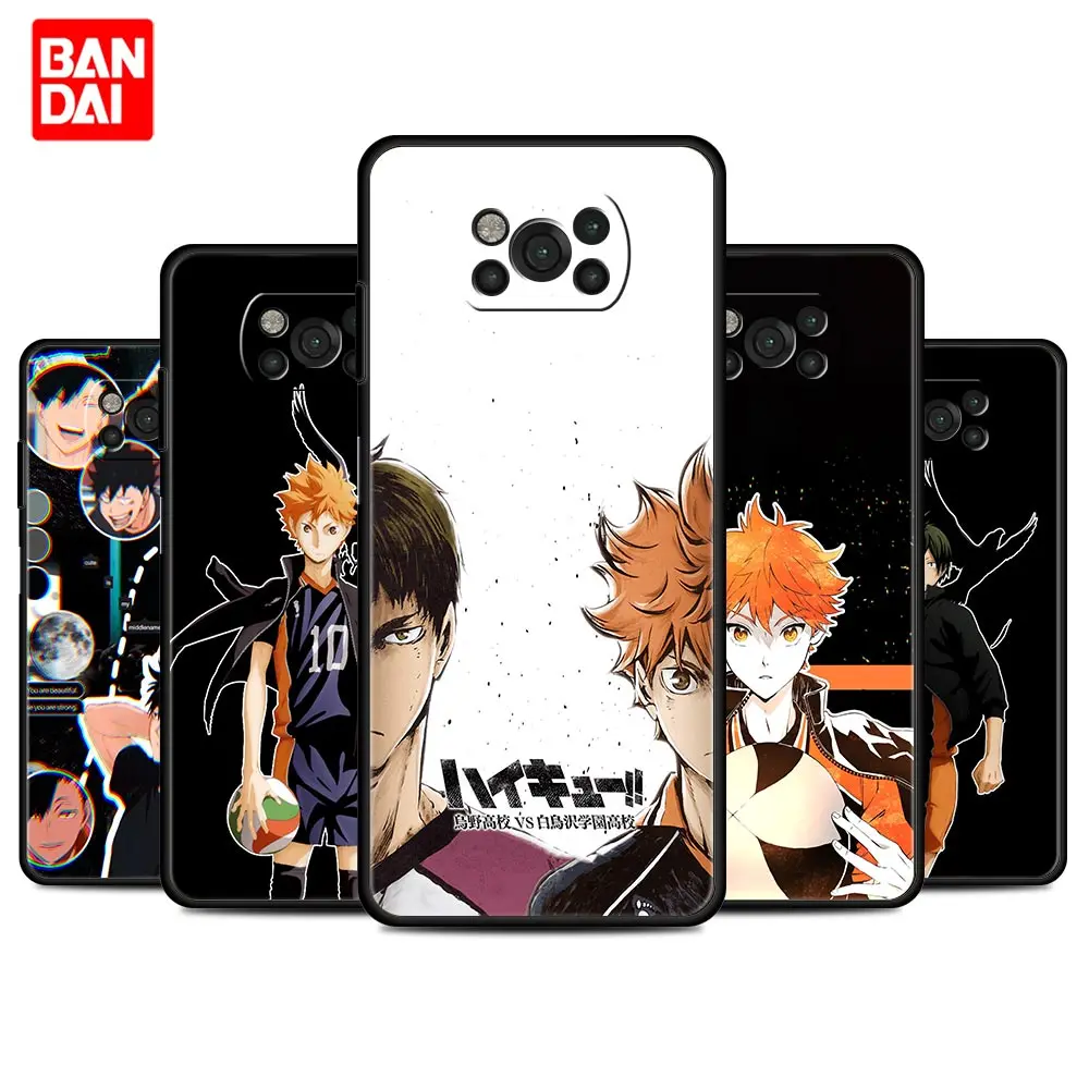 

Haikyuu Case for Xiaomi Mi Poco X3 NFC F3 Redmi Note 9s 9 9A 9C 8 10 11 9T 8T 10T K40 Pro Plus Silicone Fashion Back Cover Shell