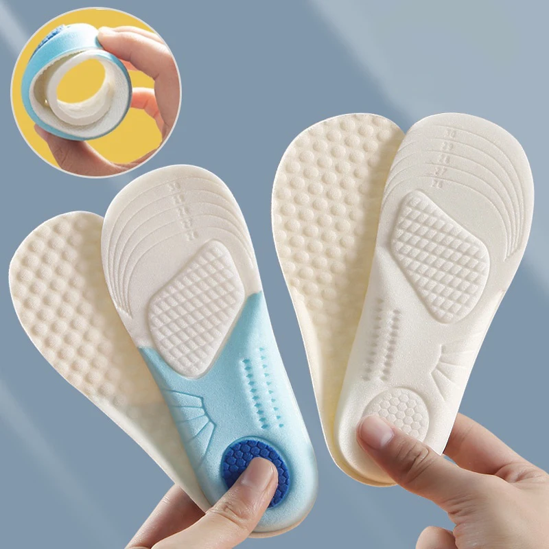 Kids Orthopedic Insoles for Children Plantar Fasciitis Arch Support Orthotic Comfort Shoe Sole Memory Foam Sports Running Insole