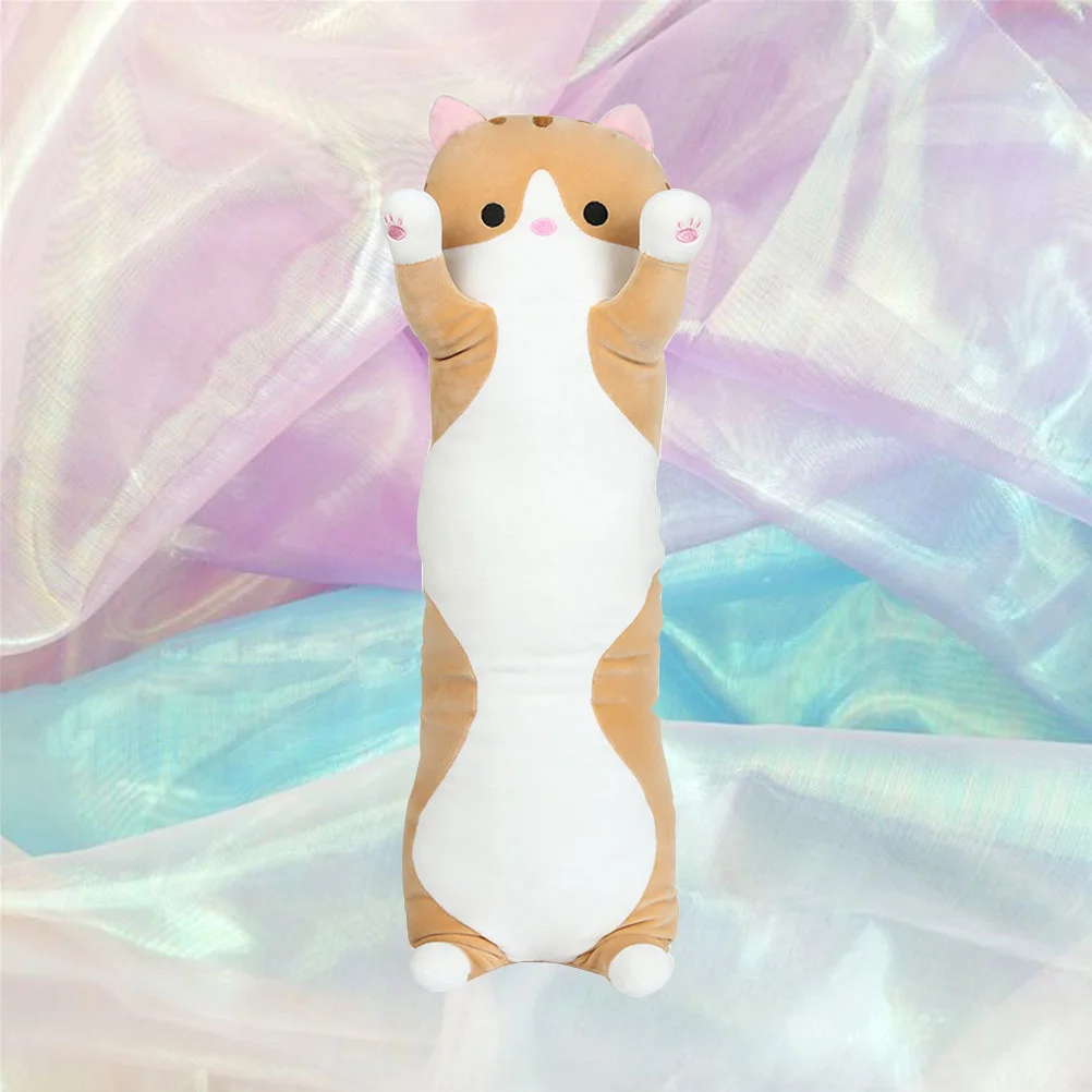 

1 Plush Delicate Plush Cat Pillow Wind Block Door Block for Men