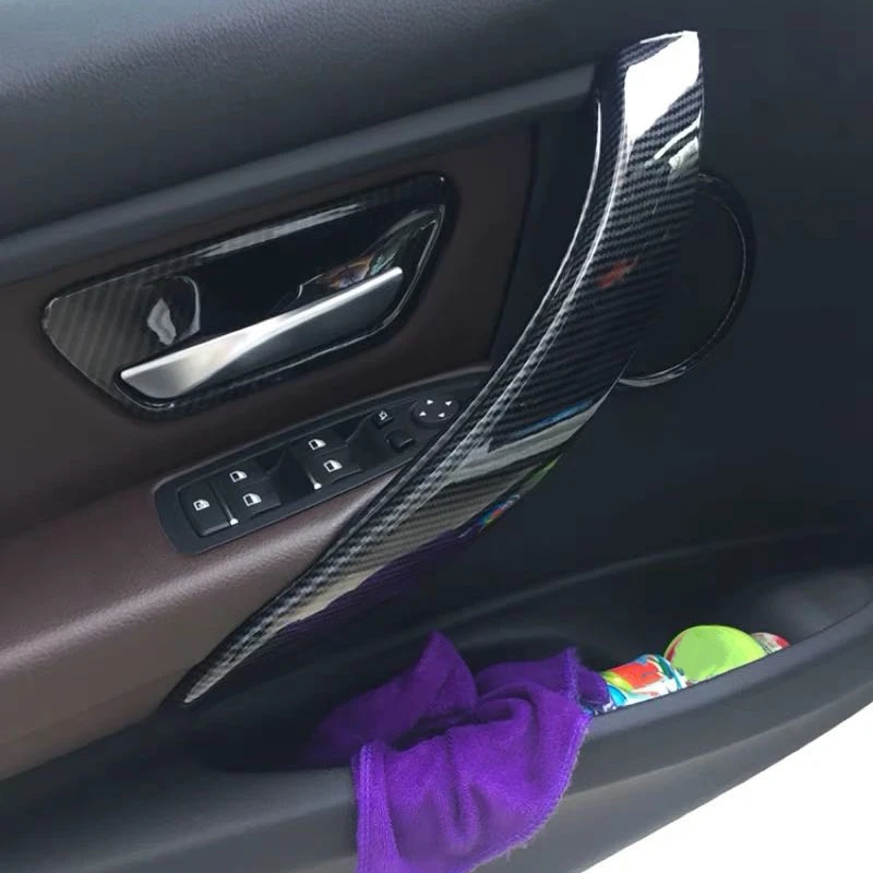 Карбон накладка на внутреннюю дверную ручку Накладка для BMW 3 серии F30 F31 2013-2017 GT F34