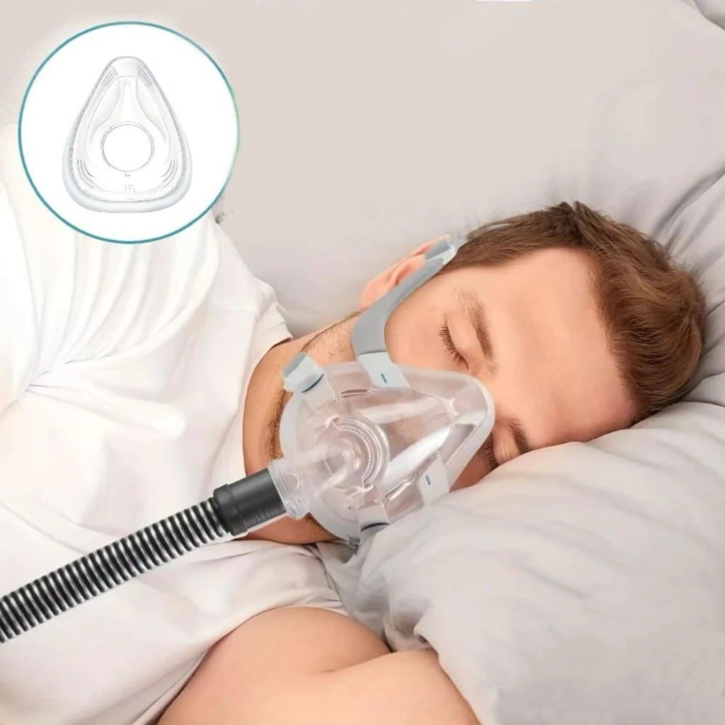 Фото 2 упаковки маски cpap для анфас, сменная подушка для всего лица, надежное уплотнение и более мягкая посадка, совместима со сброшенной маской airfit f20 №4