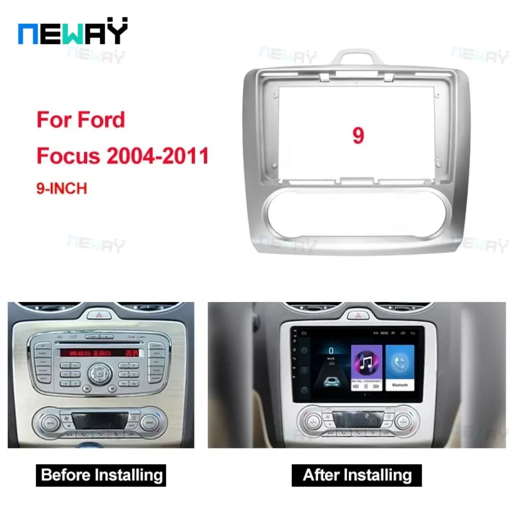 9-дюймовый автомобильный радиоприемник Android-стереоплеер 2 Din панель головное