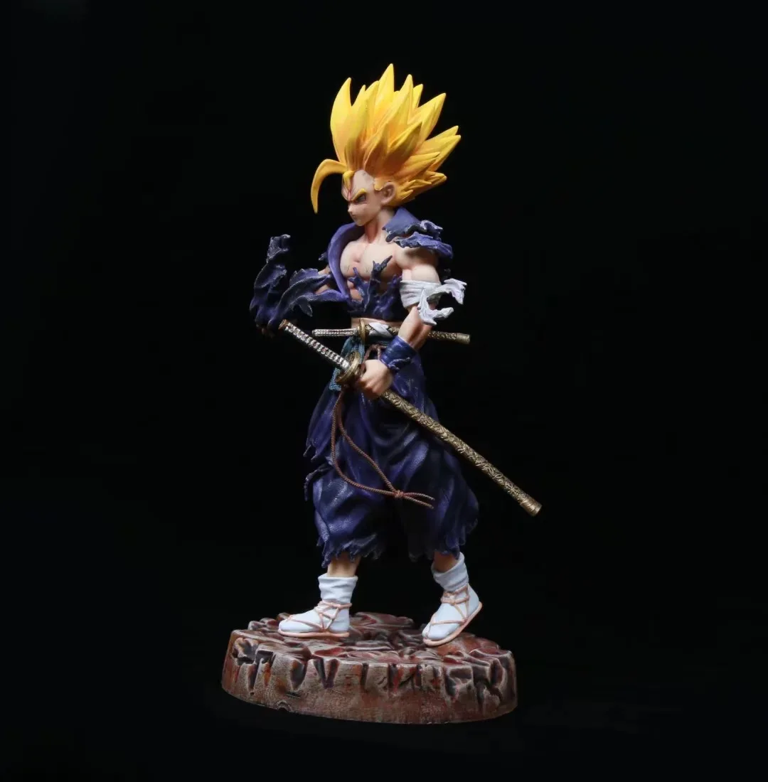 ПВХ фигурка самурая из аниме DBZ Gohan Игрушечная модель статуэтка 28 см новинка без