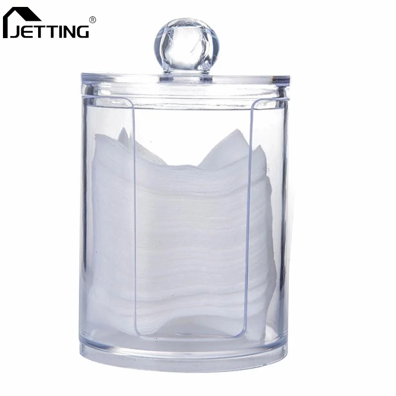 

Cotton Holder Pad Storage Case Transparent Plastic Organizer Cotton Swab Box Container Toothpick Acrylic