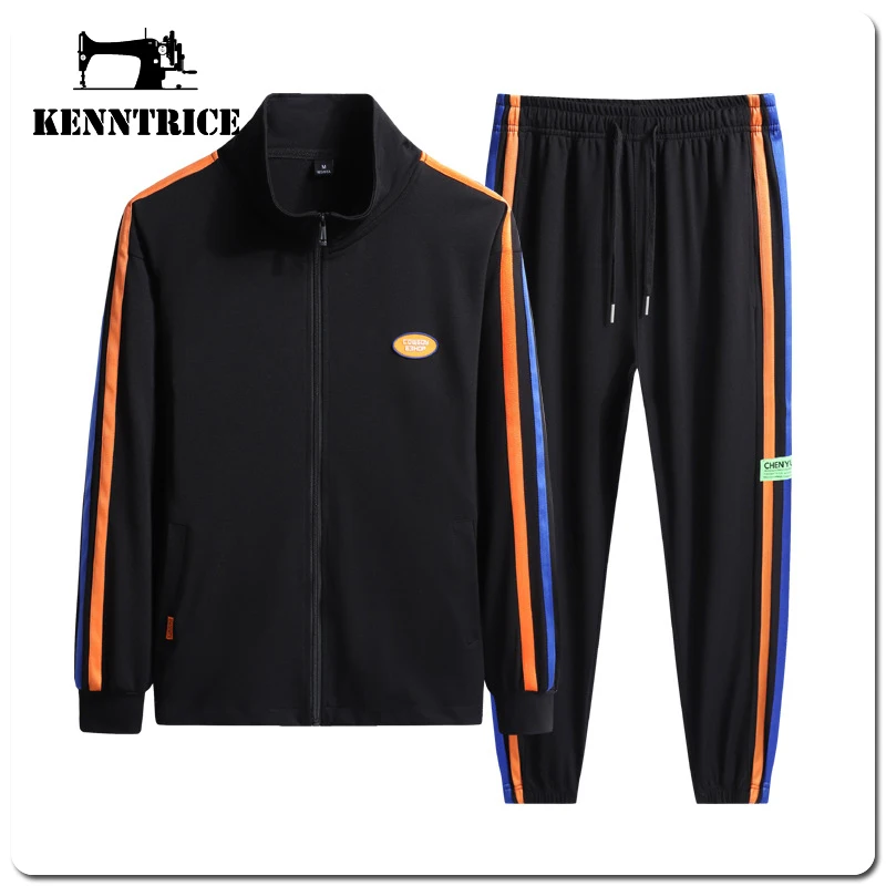 Kenntrice Hombre Sportswears Sport Men Suits Sets Sweatsuits Workout Men'S Sportswear Suit Sweatsuit Active wear Tracksuit