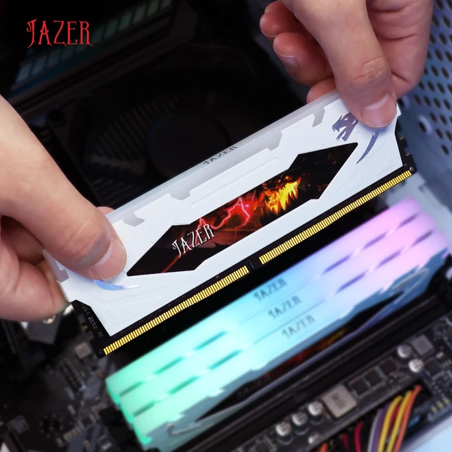 JAZER RGB RAM 16GB(8GBx2) 3200MHz 3600MHz DDR4 DIMM Memoria Ram RGB DDR4 32G(16GX2) 3200MHz 3600MHz PC4 Desktop Rams 5