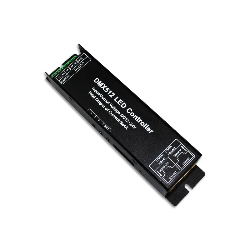 

3-channel DMX512 Decoder RGB Display DMX512 Controller Stage Light Engineering Master