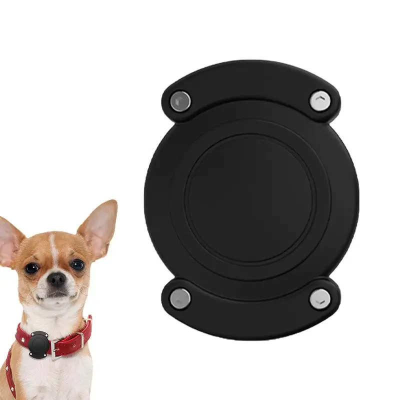 

ForAirTag Dog Collar Holder Wear-Resistant Anti-Scratch Protective Air Tag Holder Case Compatible With Pet Collar GPS Pet Tracke
