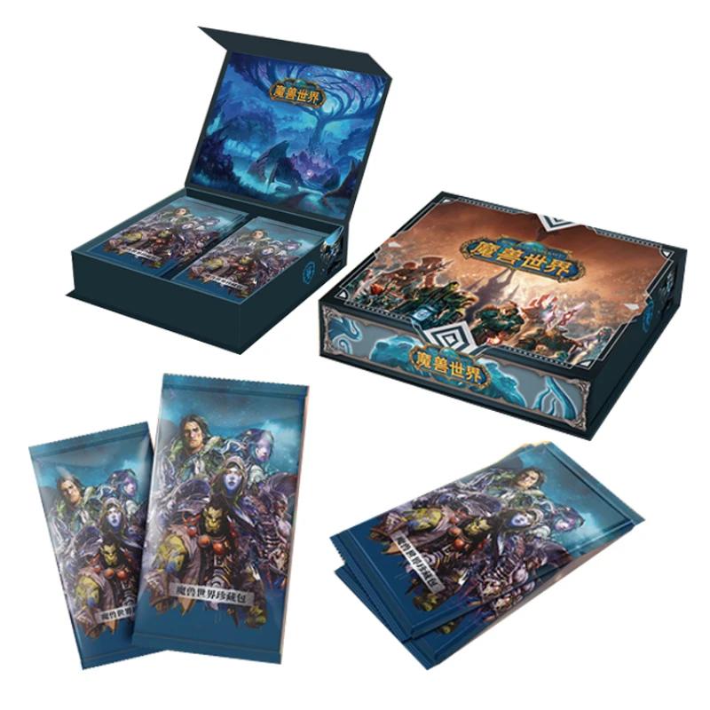 

World of Warcraft Collection Card Warcraft Camp Leader Well-known Copy NPC Star Diamond Thick Card Toy Children's Christmas Gift
