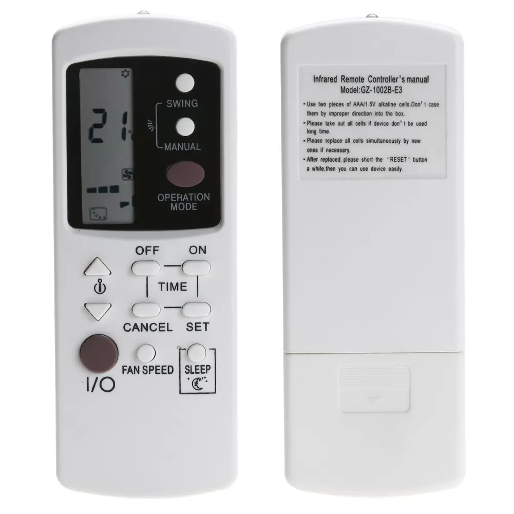 

Universal Air Conditioning Remote Control for Galanz GZ-1002A-E3 GZ-1002B-E1 GZ-1002B-E3 GZ01-BEJ0-000 air Conditioner Free Ship