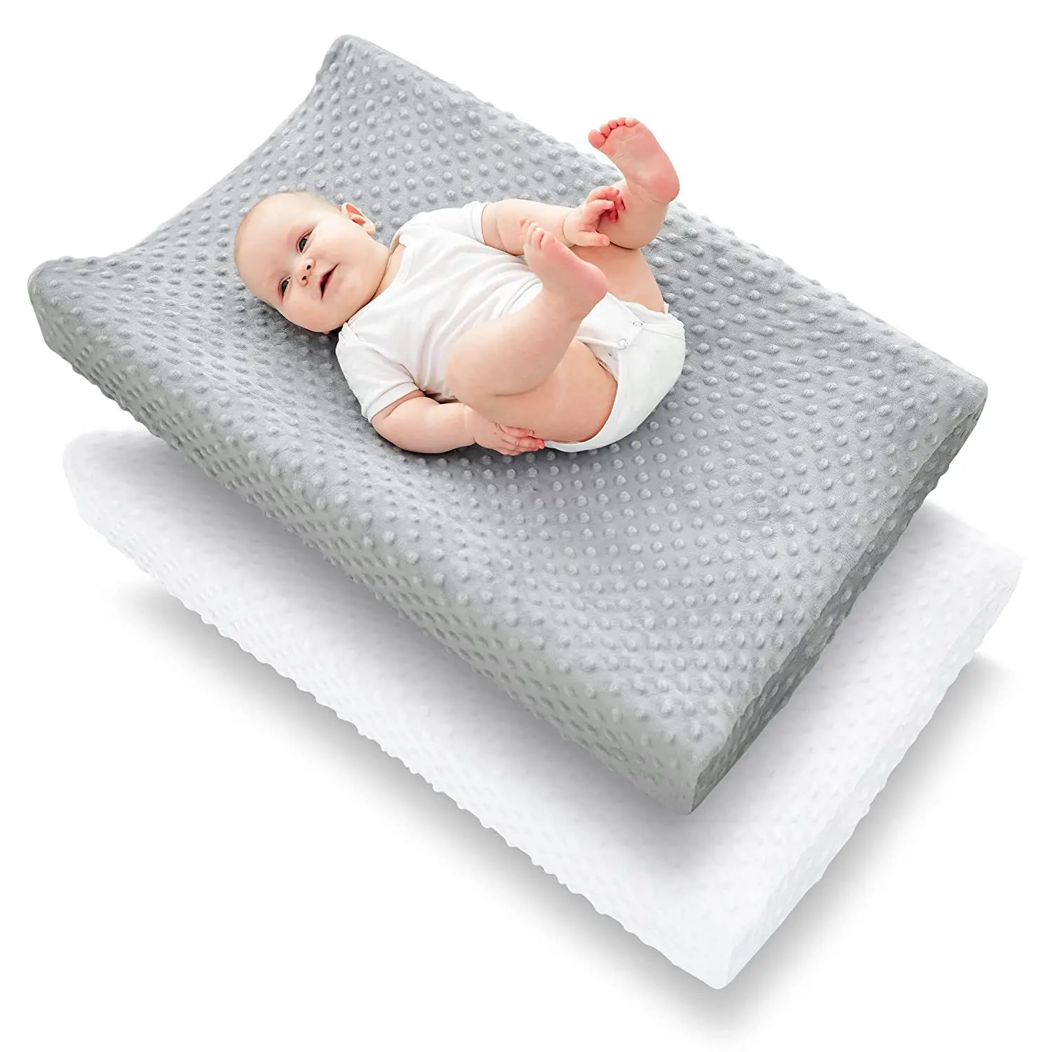 Baby Changing Pad Cover Soft Breathable Cotton Nursery Table Sheet Changing Mat Protector for Infant Toddler Shower Gifts