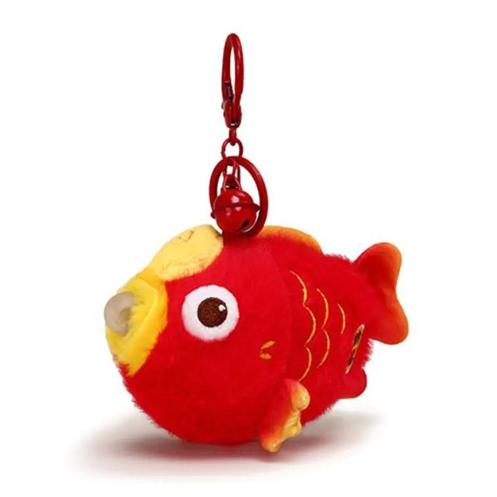 Интересный плюшевый кулон CNY Carp Squezze брелок для ключей с изображением удачи милый