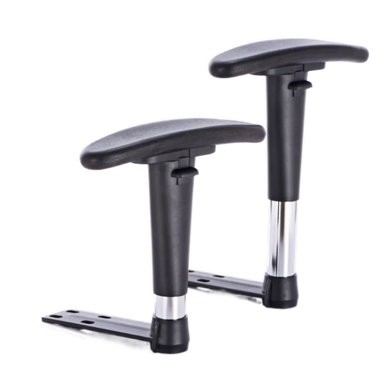 Office Chair Armrests Adjustable Computer Office Swivel Chair Armrest Footrest Set Plastic Armrests Pad Office Chair Accessories