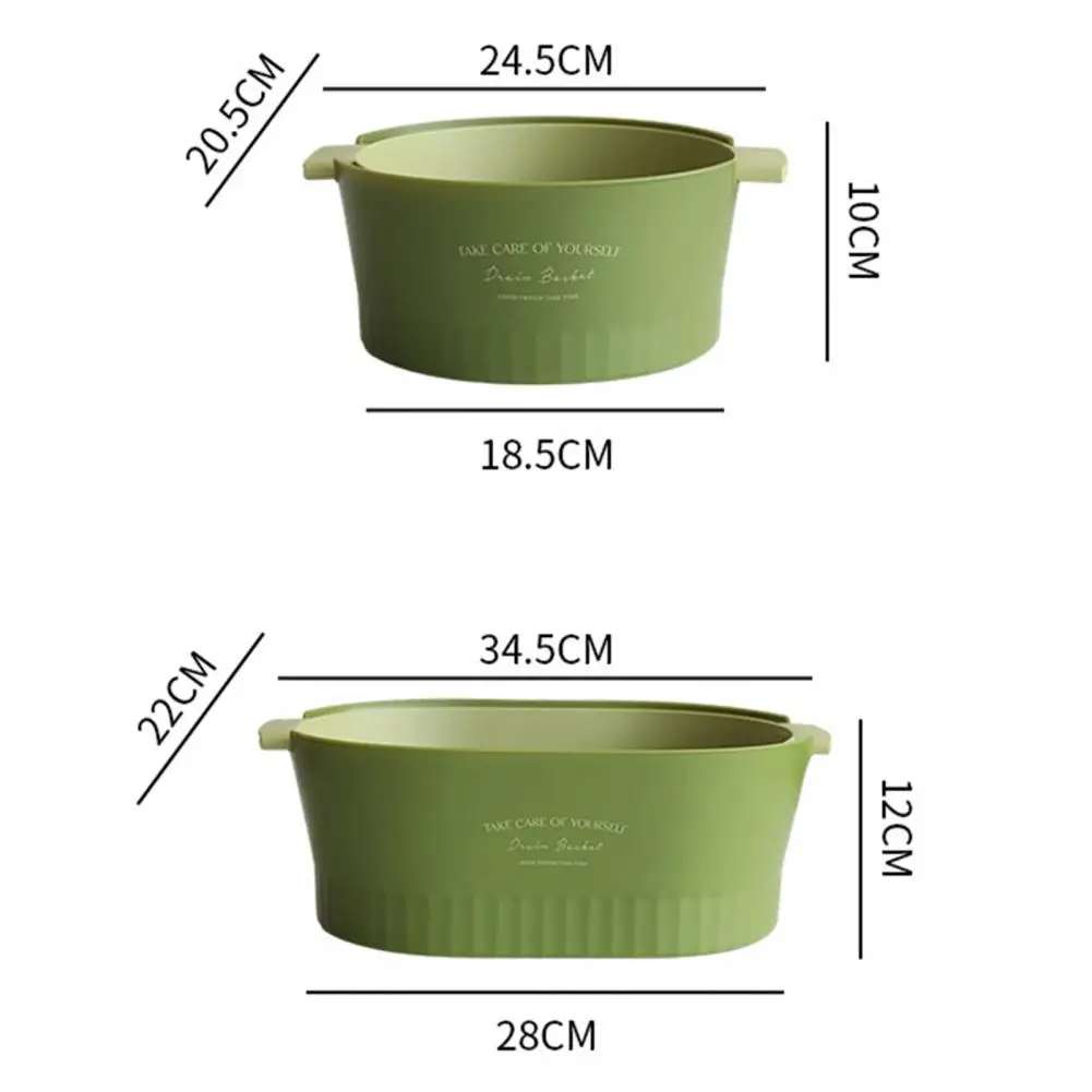 1 шт./1 комплект двухслойная пластиковая сливная чаша |