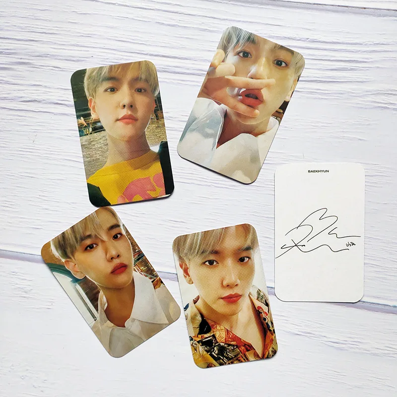 Женский мини-альбом EXO BAEKHYUN японский для той же маленькой карты открытка Бонусная
