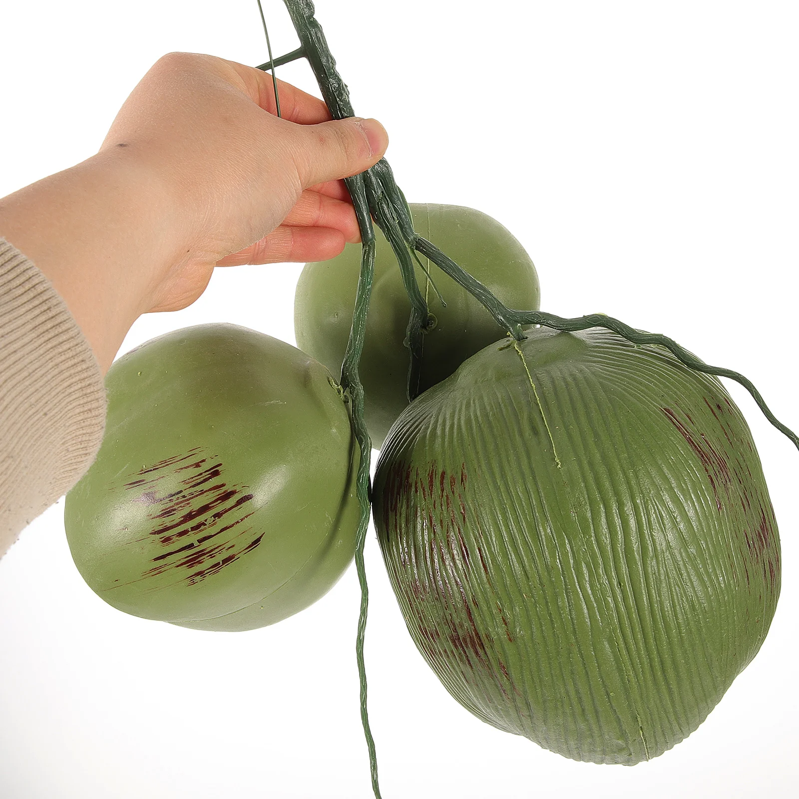 

Artificial Coconut Fruit Adornments Ornament Coconuts Props Plastic Toys Farmhouse Decors Banquet