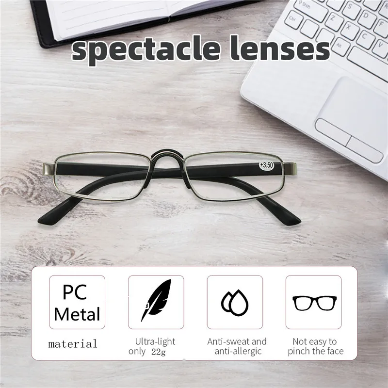 Очки для чтения с диоптриями + 1,0 ~ + 4,0, для мужчин и женщин