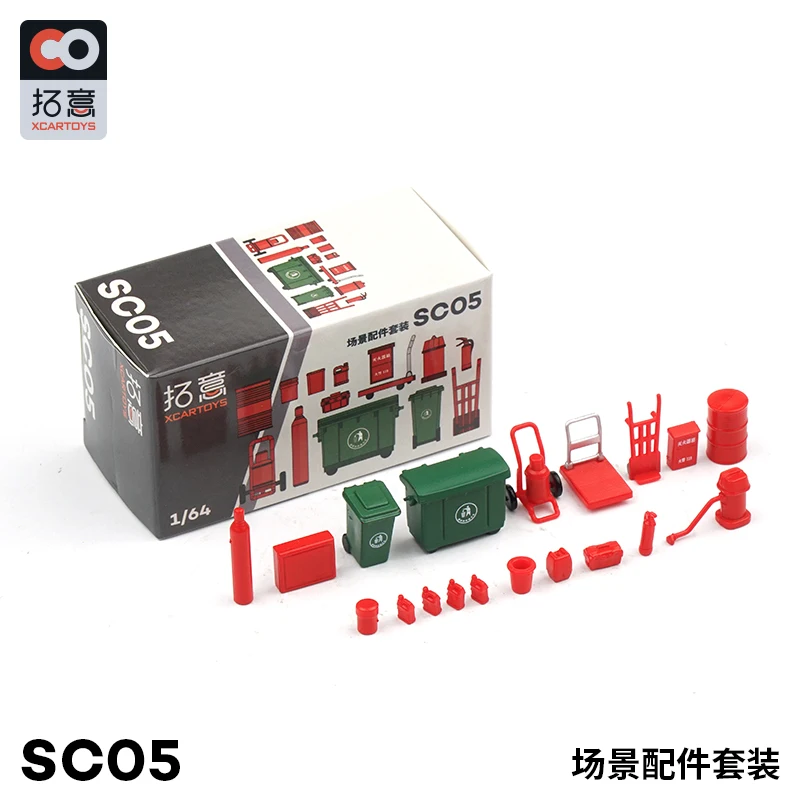 

Xcartoys 1/64 Model Car Mini Repair Shop Kit Simulation Equipment Plastic Model Scene Accessories MiniatureToy Set