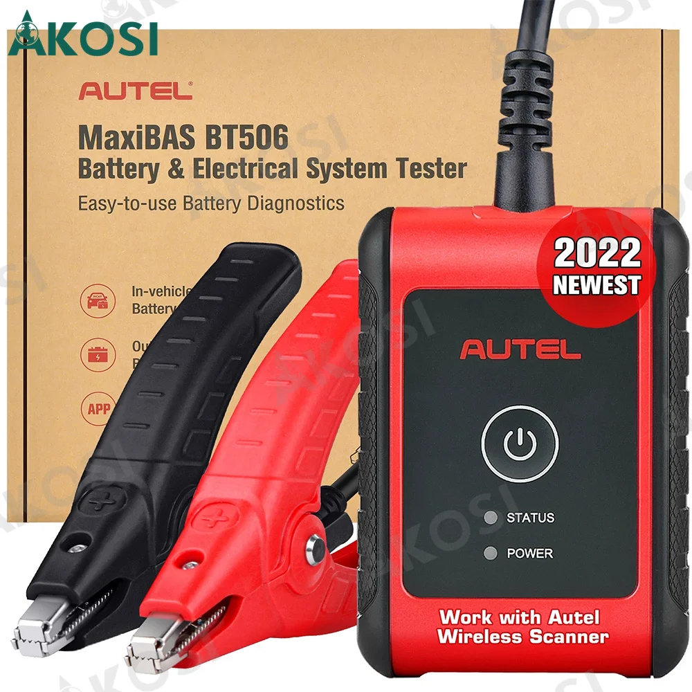 Autel MaxiBAS BT506 Тестер аккумуляторов/диагностический инструмент системы зарядки
