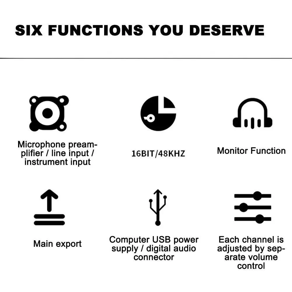 Q-12 звуковая карта аудио микшер плата консольный стол системный интерфейс