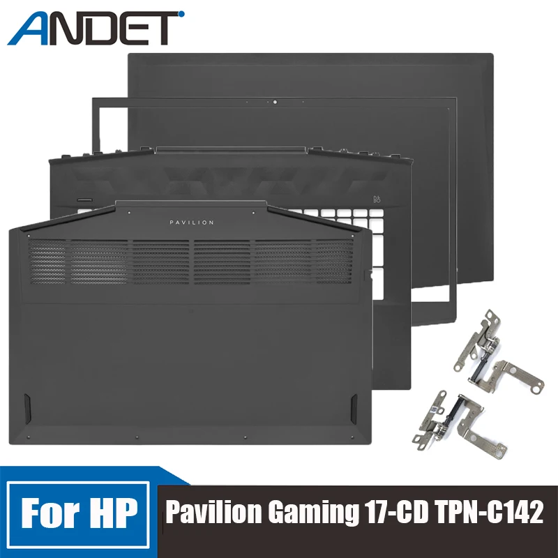 

New For HP Pavilion Gaming 17-CD TPN-C142 Black Lcd Back Cover Rear Lid Frame Keyboard Bezel Palmrest Laptop Host Lower Cover