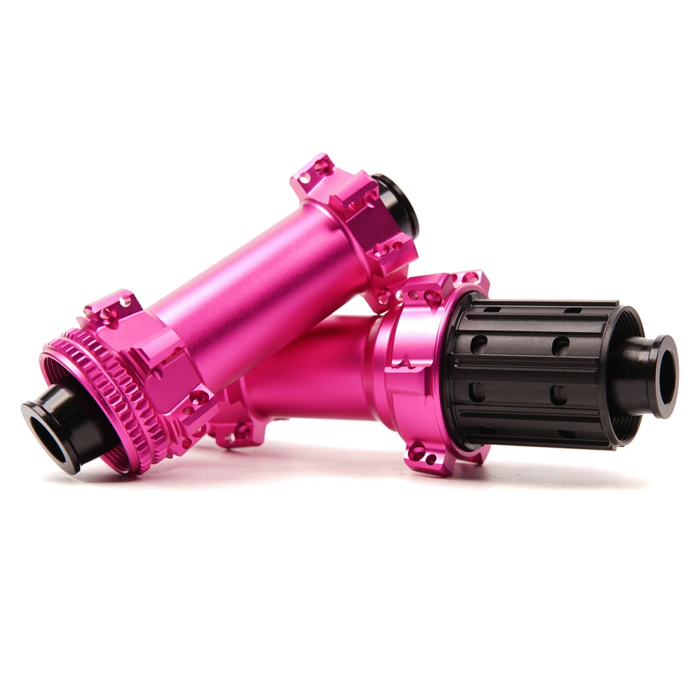 Фиолетовый розовый Ступица дорожного диска 36T Star Ratchet с 24 отверстиями прямой