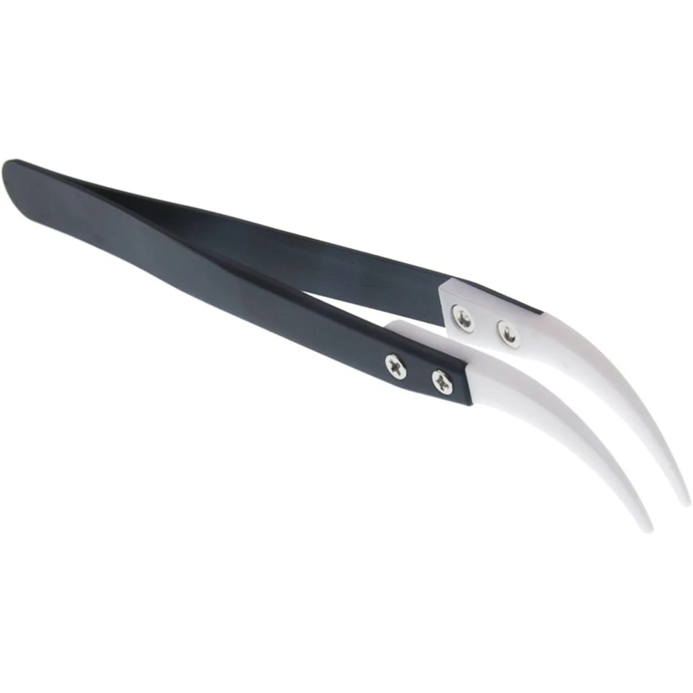 1 шт. антистатический керамический Пинцет из нержавеющей стали