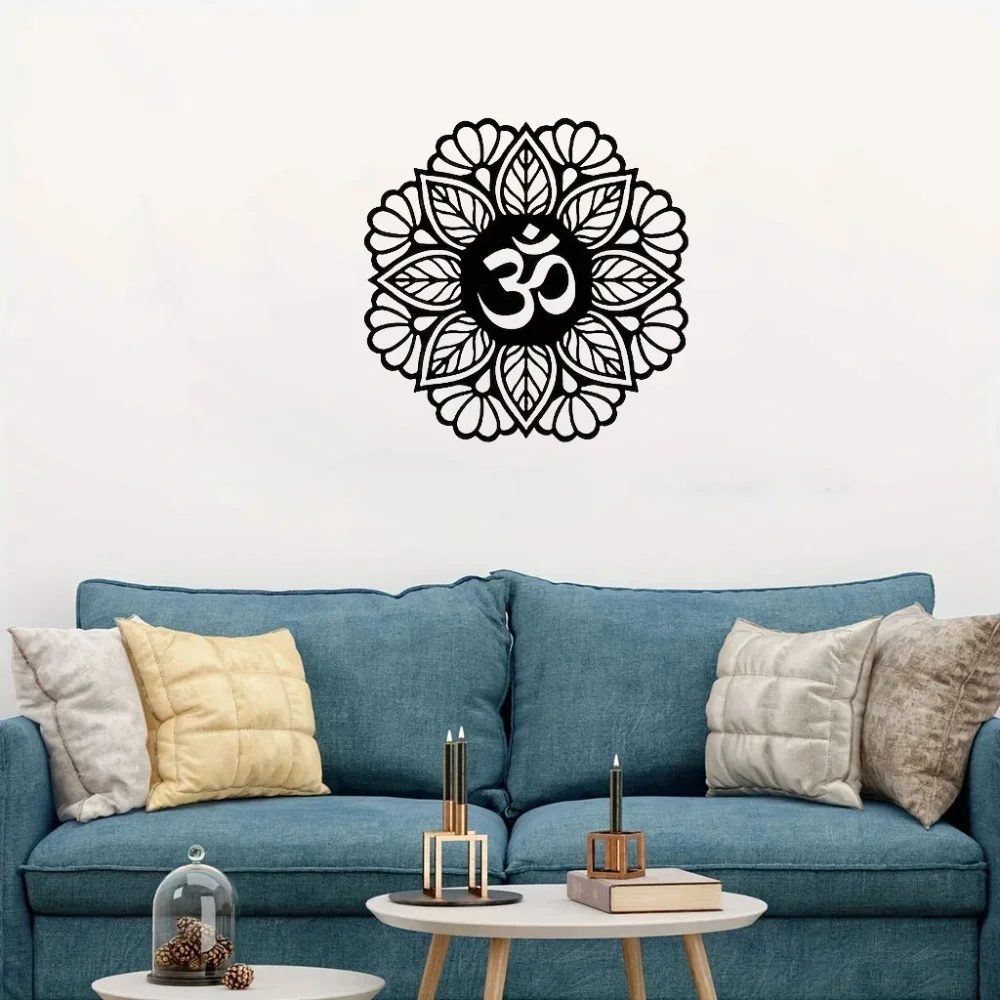 1 Шт. Металлическое Настенное Художественное Украшение Mandalay Современный Стиль