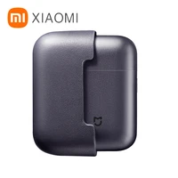xiaomi mijia razor s600 electric shaver ipx7 powerful motor magnetic ceramic cutter head mini portable with genuine leather case