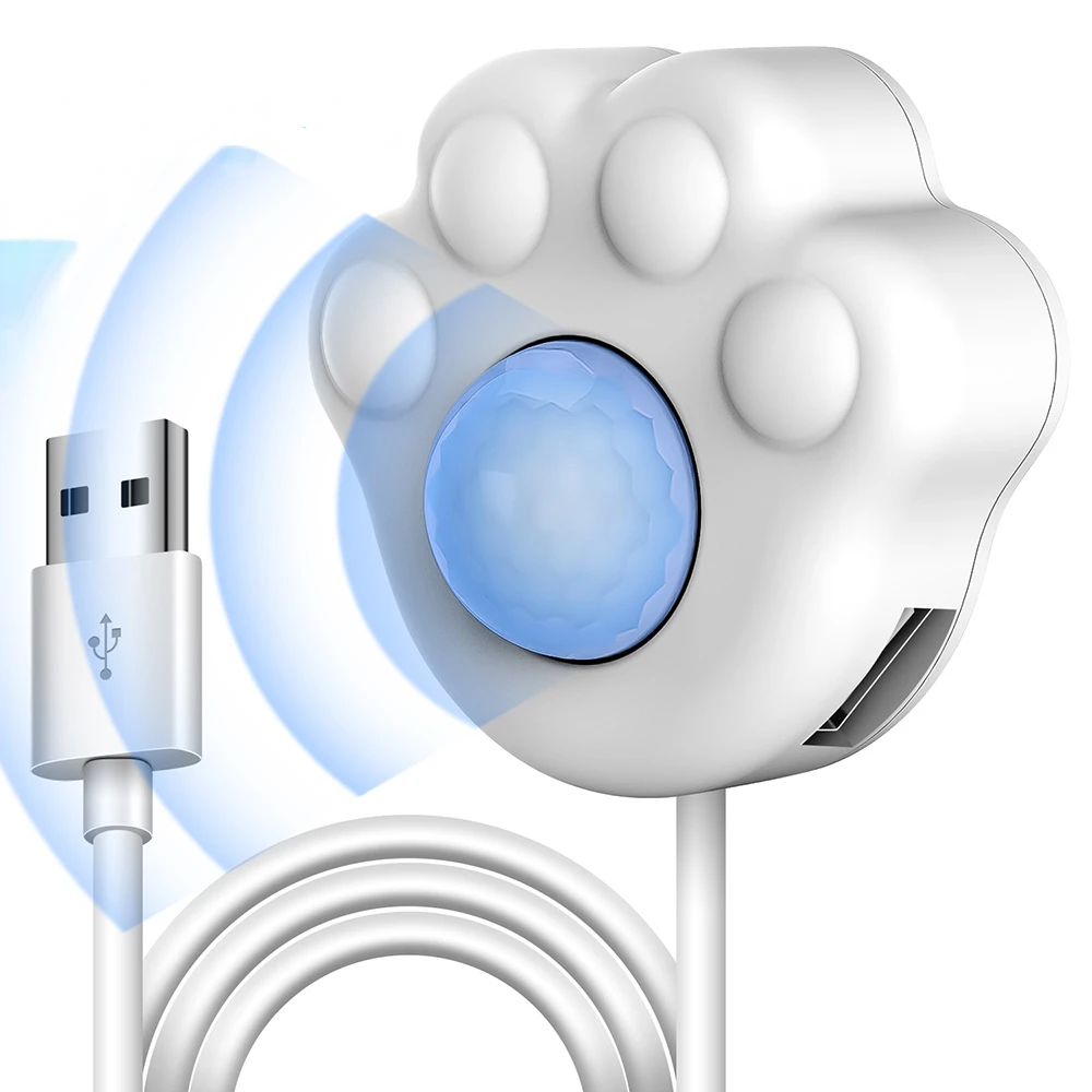 

Cat Water Fountain Sensor Paw-shaped PIR Motion Sensor For All Automatic Pet Water Dispenser with USB Interface