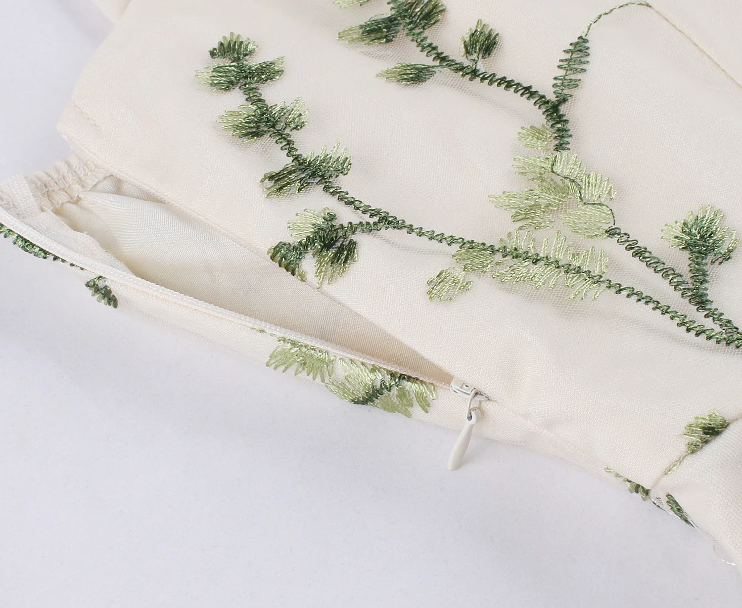 Женское винтажное платье с цветочной вышивкой Сетчатое ТРАПЕЦИЕВИДНОЕ ПЛАТЬЕ